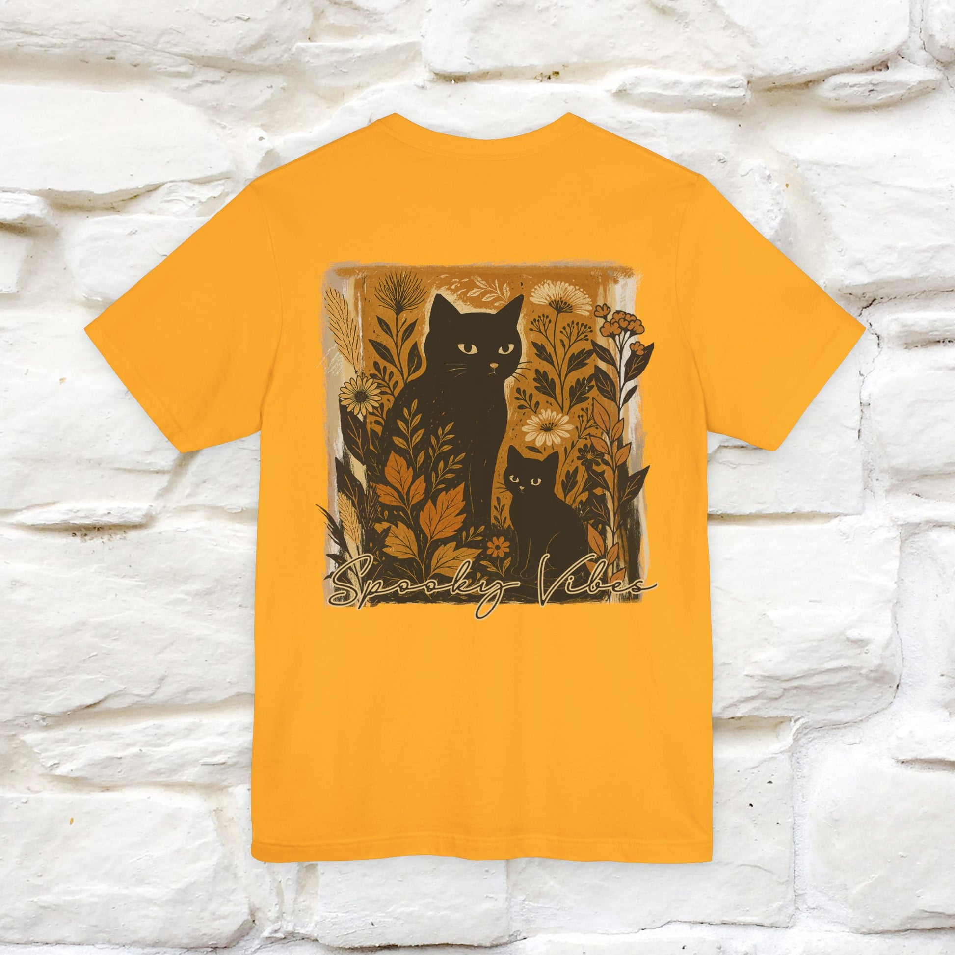 "Spooky Vibes" Cat T-shirt |Nunu&Miao Studio - Nunu&Miao Studio