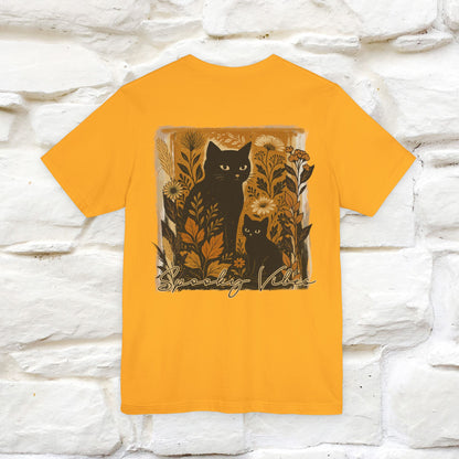 "Spooky Vibes" Cat T-shirt |Nunu&Miao Studio - Nunu&Miao Studio