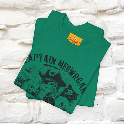 Captain Meowrgan Treasure Hunter |  |Cat T-Shirt | Nunu&Miao Studio - Nunu&Miao Studio