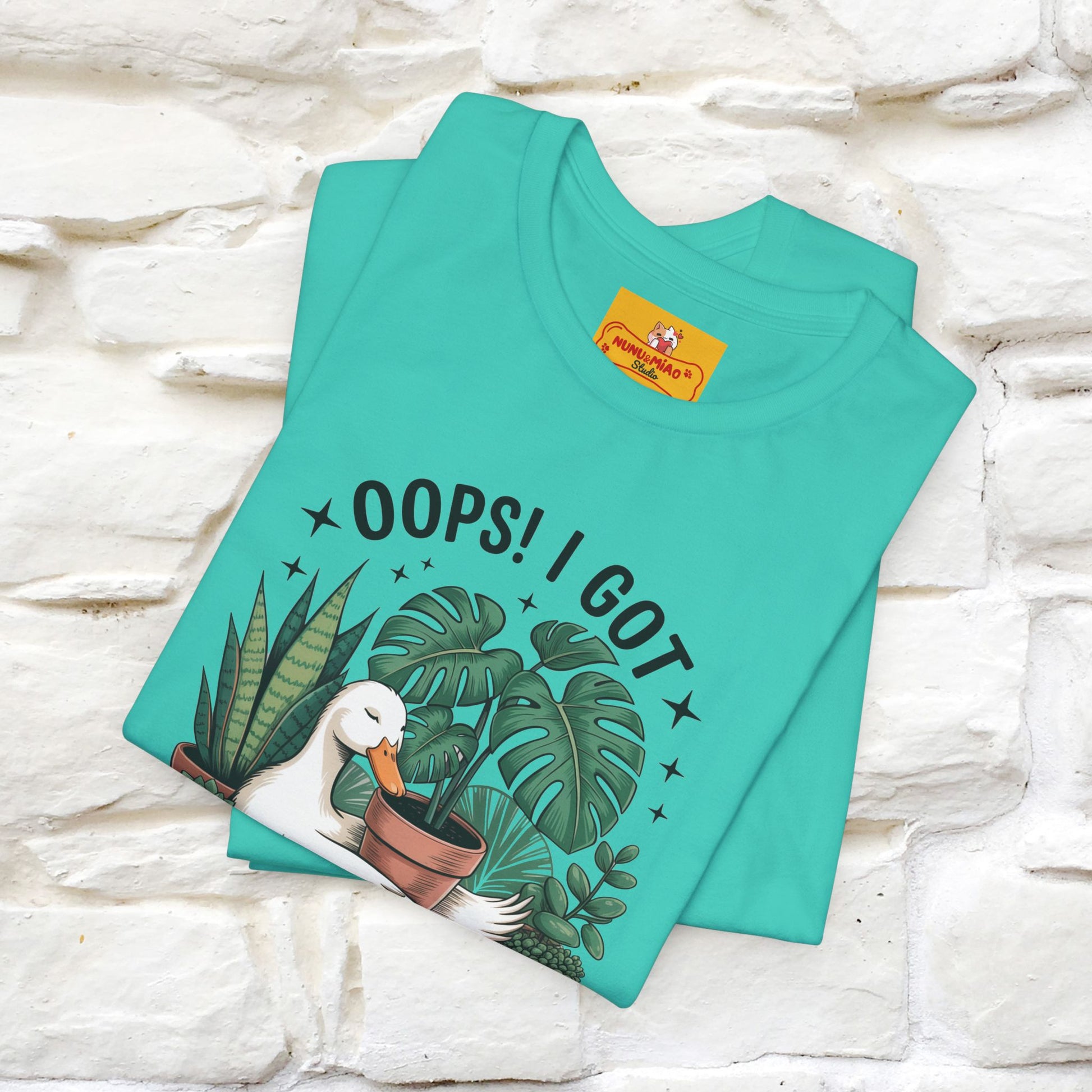 "Oops! I Got Another Plant" Plant T-shirt |Nunu&Miao Studio - Nunu&Miao Studio
