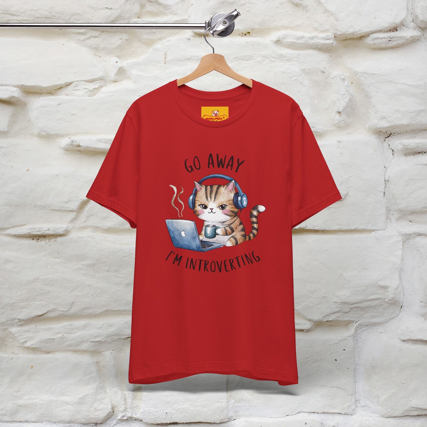 ''Go Away, I’m Introverting'' | Cat T-Shirt | Nunu&Miao Studio - Nunu&Miao Studio