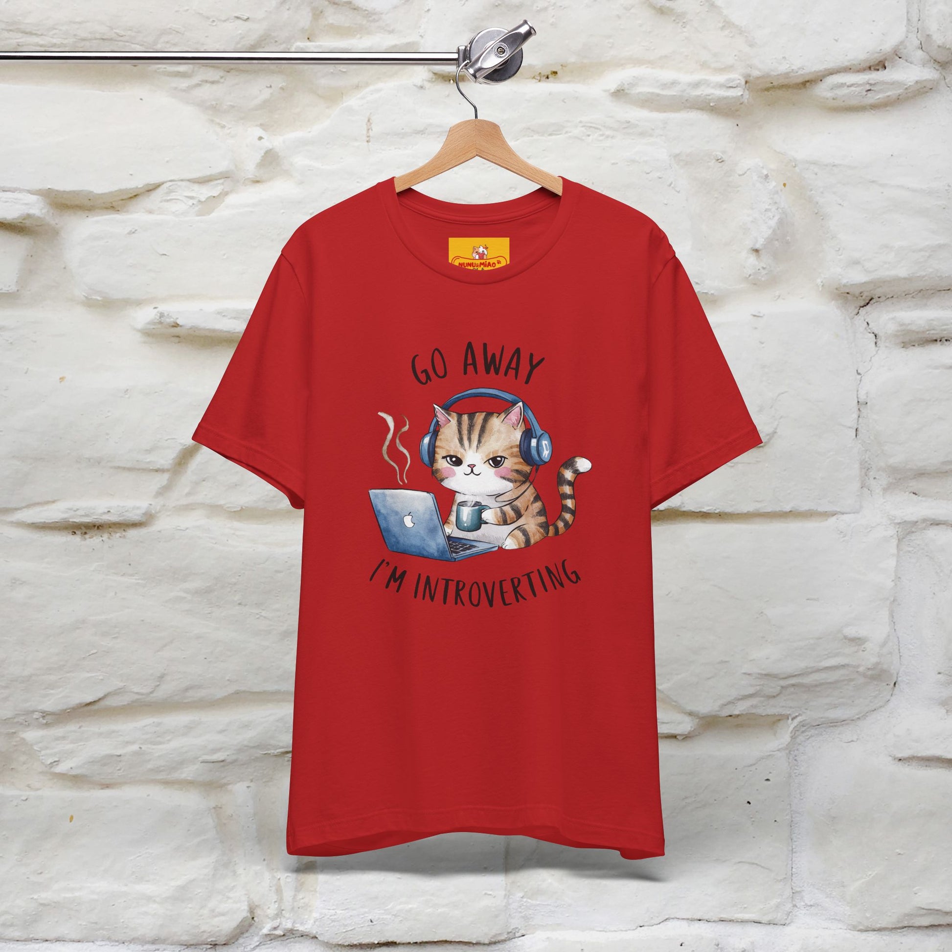 ''Go Away, I’m Introverting'' | Cat T-Shirt | Nunu&Miao Studio - Nunu&Miao Studio