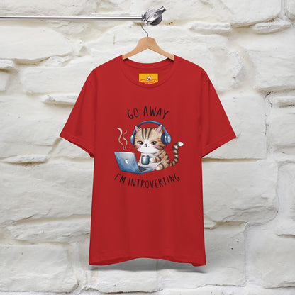 ''Go Away, I’m Introverting'' | Cat T-Shirt | Nunu&Miao Studio - Nunu&Miao Studio