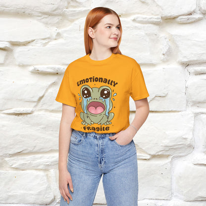 "Emotionally Fragile Handle With Care " Funny T-shirt |Nunu&Miao Studio - Nunu&Miao Studio