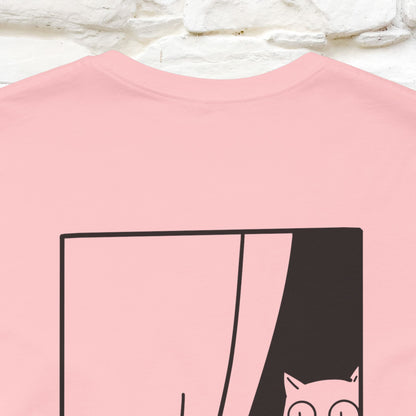 “Don’t trust atoms… they make up everything.” |  Cat T-Shirt | Front & Back Design | Nunu&Miao Studio