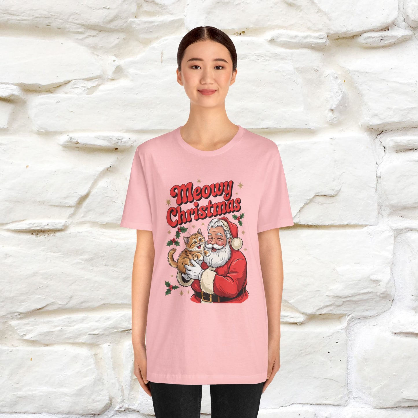“Meowy Christmas” | Cat T-Shirt | Nunu&Miao Studio