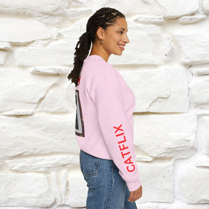 "Catflix'' |Cat Sweatshirt | Nunu&Miao Studio
