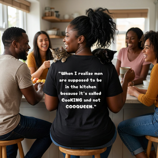 ’“When I realize men are ...." Funny Cat T-Shirt | Nunu&Miao Studio