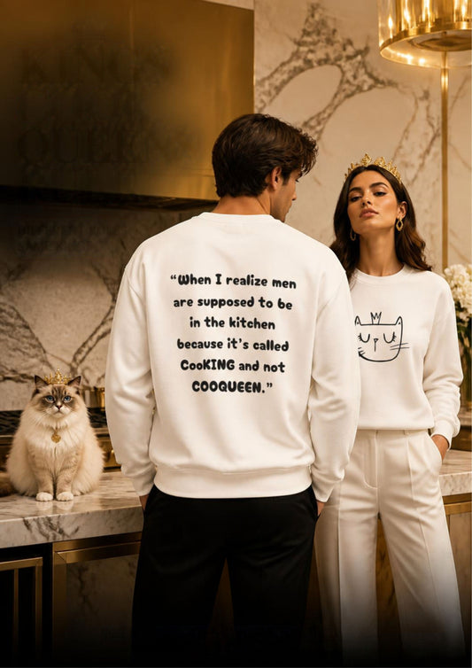 ''When I realize men are...'' | Cute Cat Sweatshirt | Nunu&Miao Studio