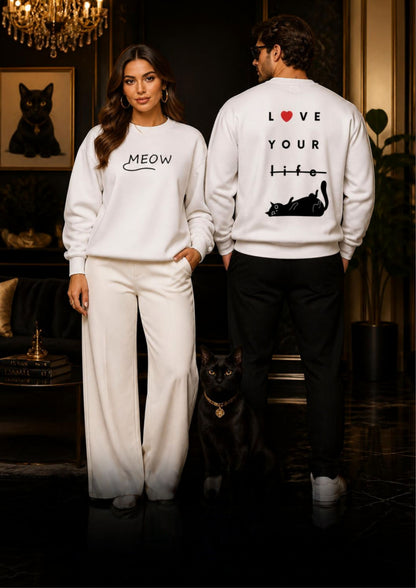 ''Love Your ...'' | Cute Cat Sweatshirt | Nunu&Miao Studio