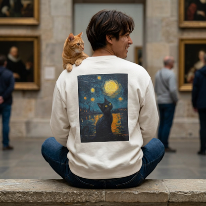 ''Miaoo Light'' |Cat Sweatshirt | Nunu&Miao Studio