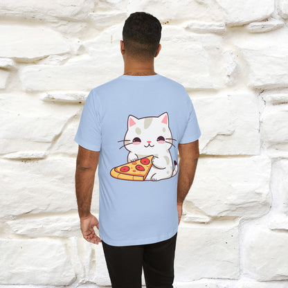 "I Love Pizza"| Cat T-shirt | Nunu&Miao Studio - Nunu&Miao Studio