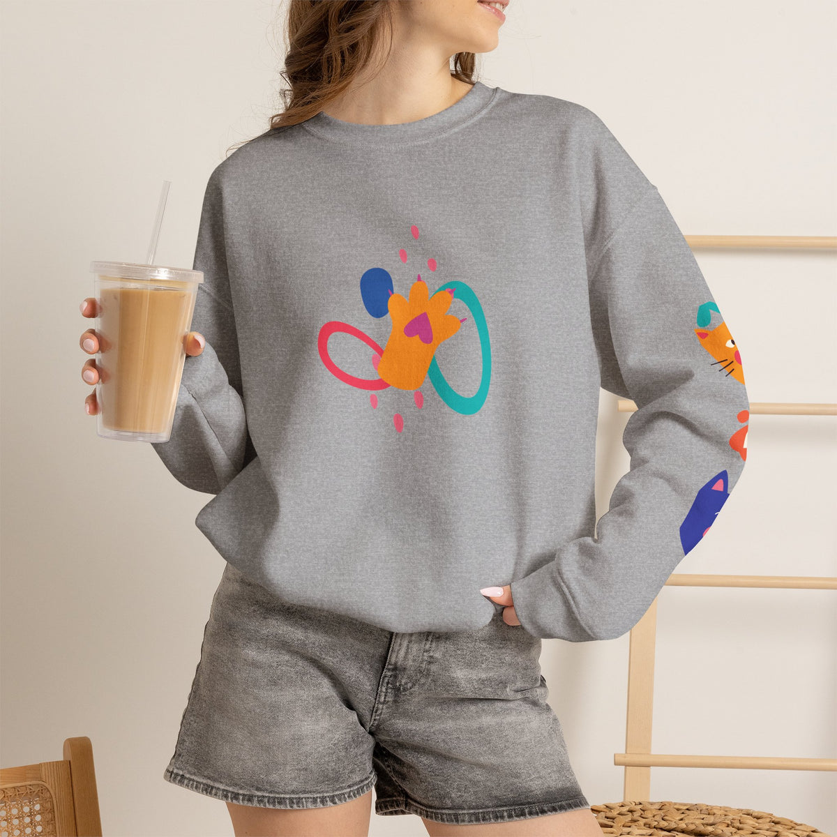 ''Catnaval'' |Cat Sweatshirt | Nunu&Miao Studio