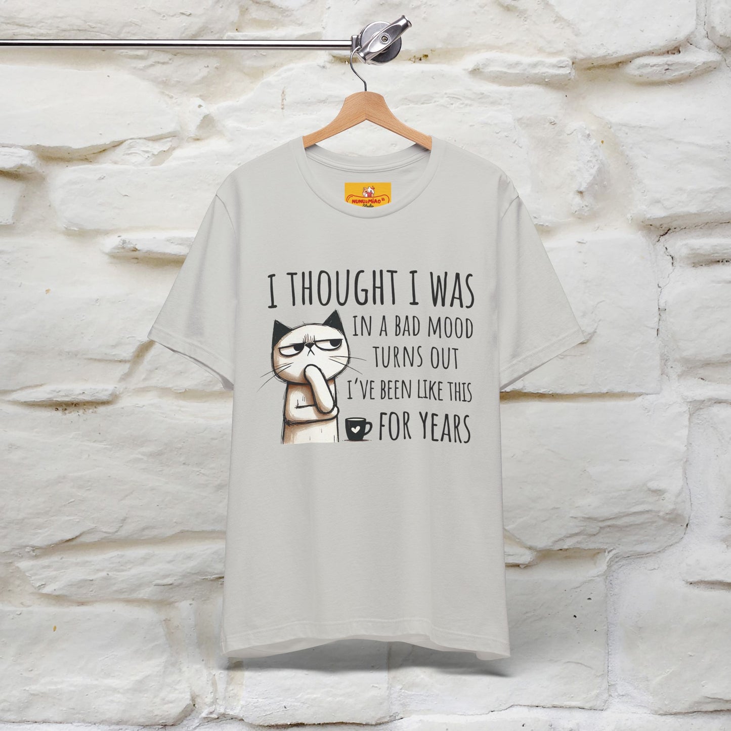 "I Thought I was In A Bad Mood.. " Cat  T-shirt |Nunu&Miao Studio - Nunu&Miao Studio
