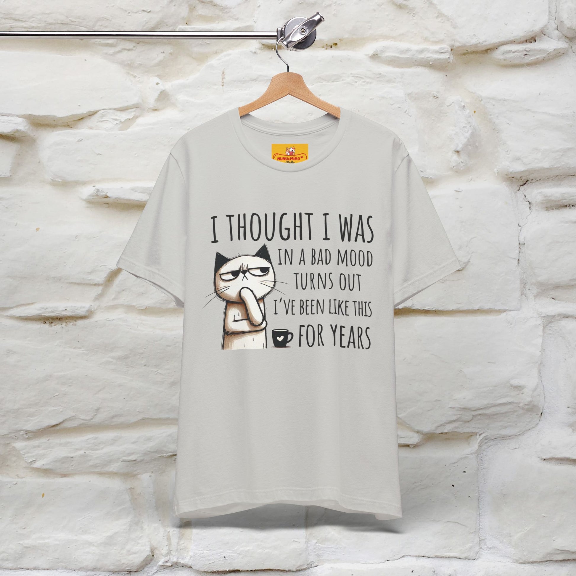"I Thought I was In A Bad Mood.. " Cat  T-shirt |Nunu&Miao Studio - Nunu&Miao Studio