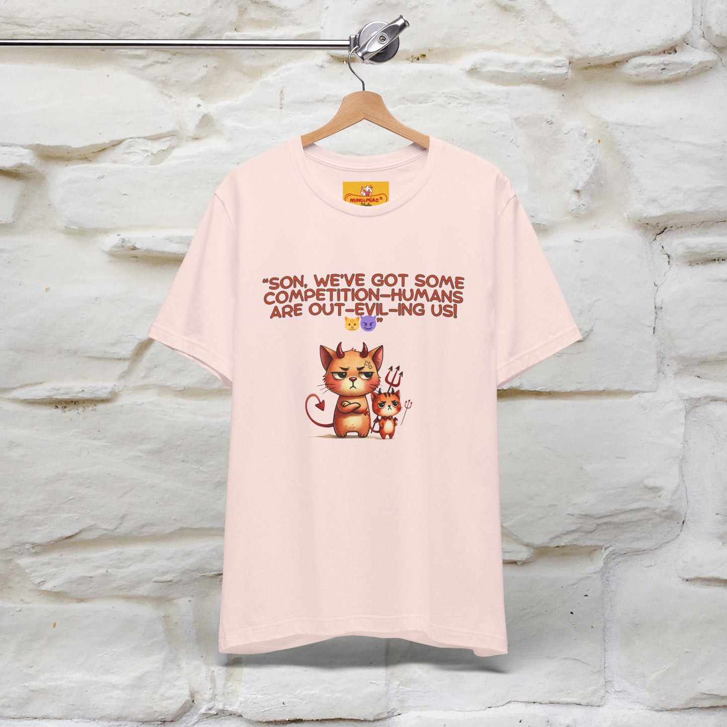 "Humans Are Out-Evil-Ing Us." Cat  T-shirt |Nunu&Miao Studio - Nunu&Miao Studio
