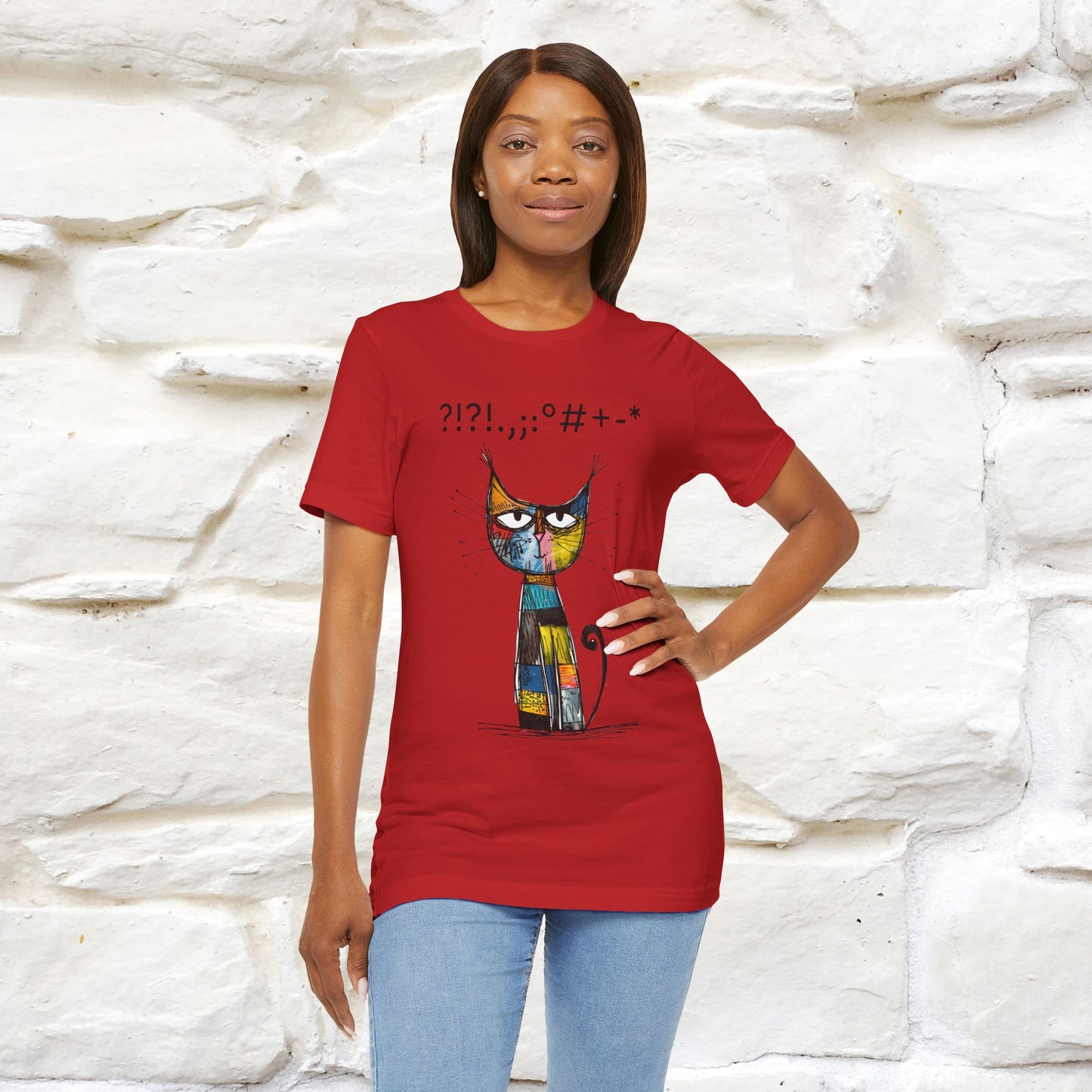 "Enigma" Cat T-shirt |Nunu&Miao Studio - Nunu&Miao Studio
