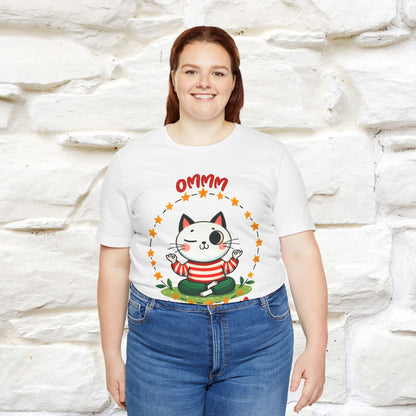 ''Ommm, Keep Calm'' Cat T-Shirt | Nunu&Miao Studio - Nunu&Miao Studio