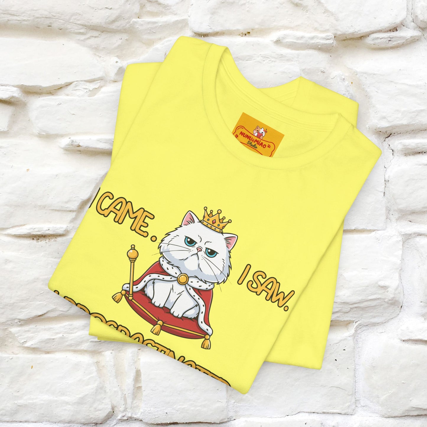 ''I came. I saw. I procrastinated.''| Funny T-Shirt | Nunu&Miao Studio