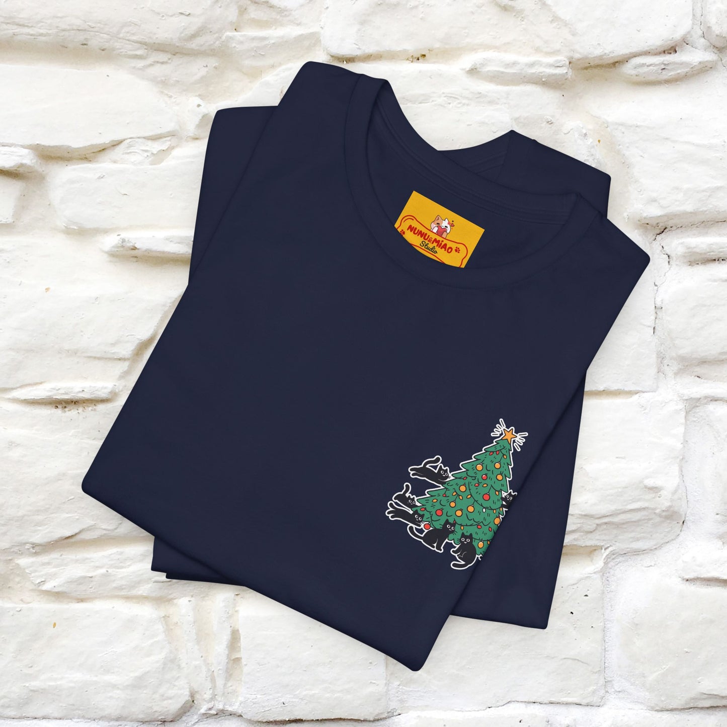 “Cat Christmas Tree” | Cat T-Shirt | Nunu&Miao Studio
