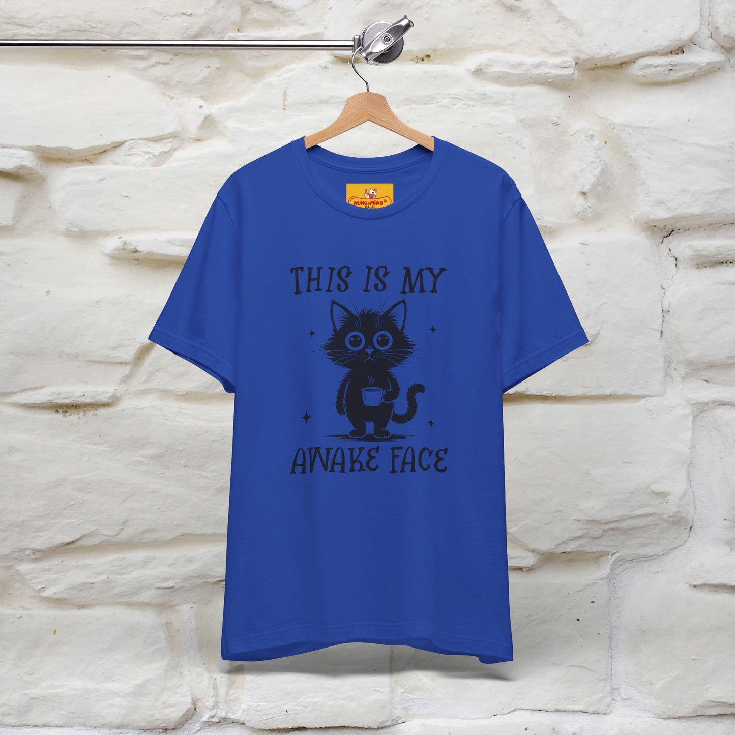 "This is My Awake Face" Cat T-Shirt | Funny Design | Nunu&Miao Studio - Nunu&Miao Studio