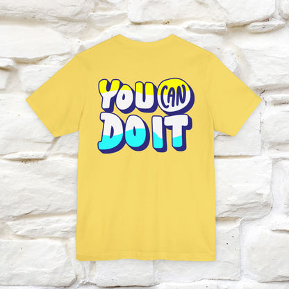 "You Can Do It'' | Front & Back Design | Nunu&Miao Studio - Nunu&Miao Studio