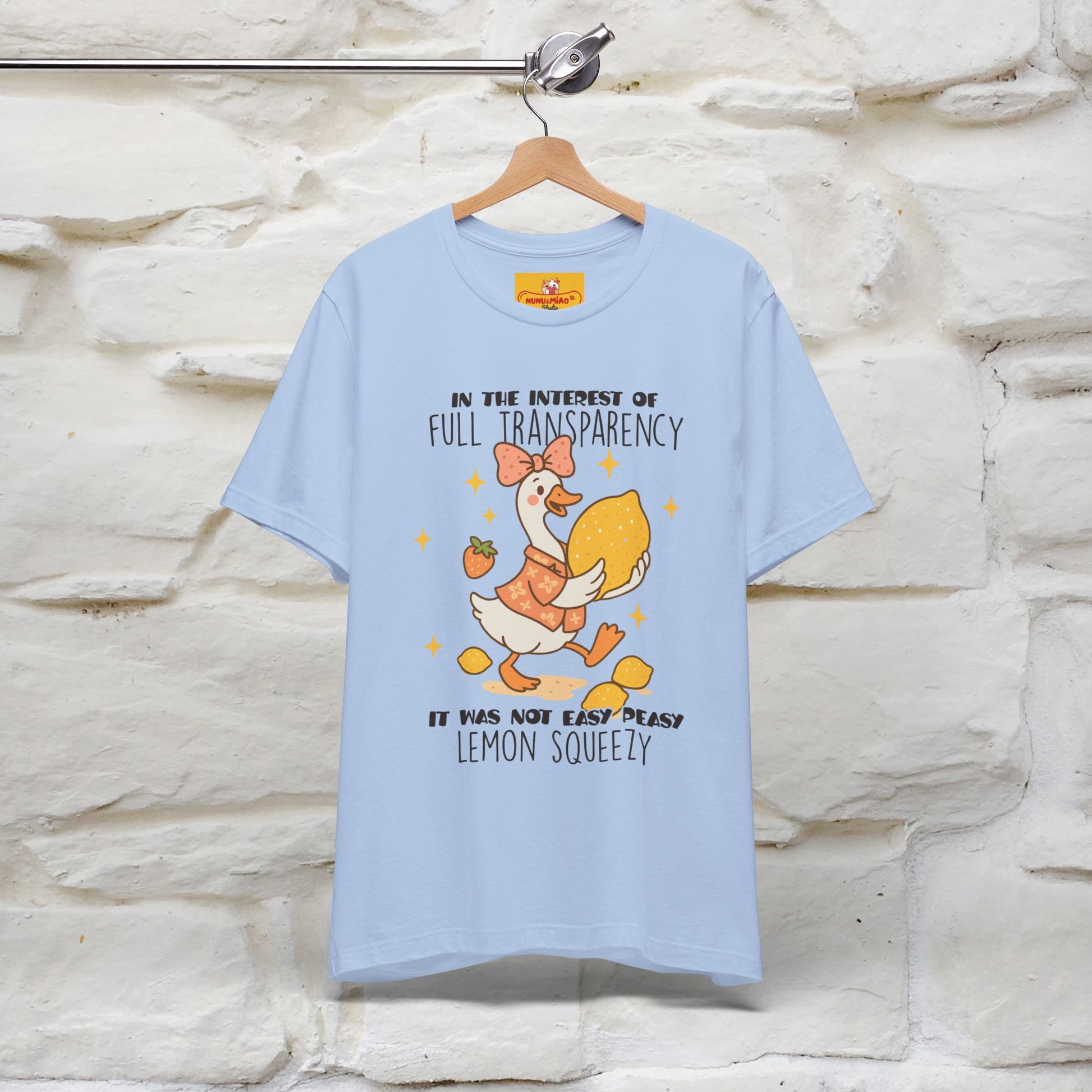 "It Was Not Easy Peasy" Funny T-shirt |Nunu&Miao Studio - Nunu&Miao Studio