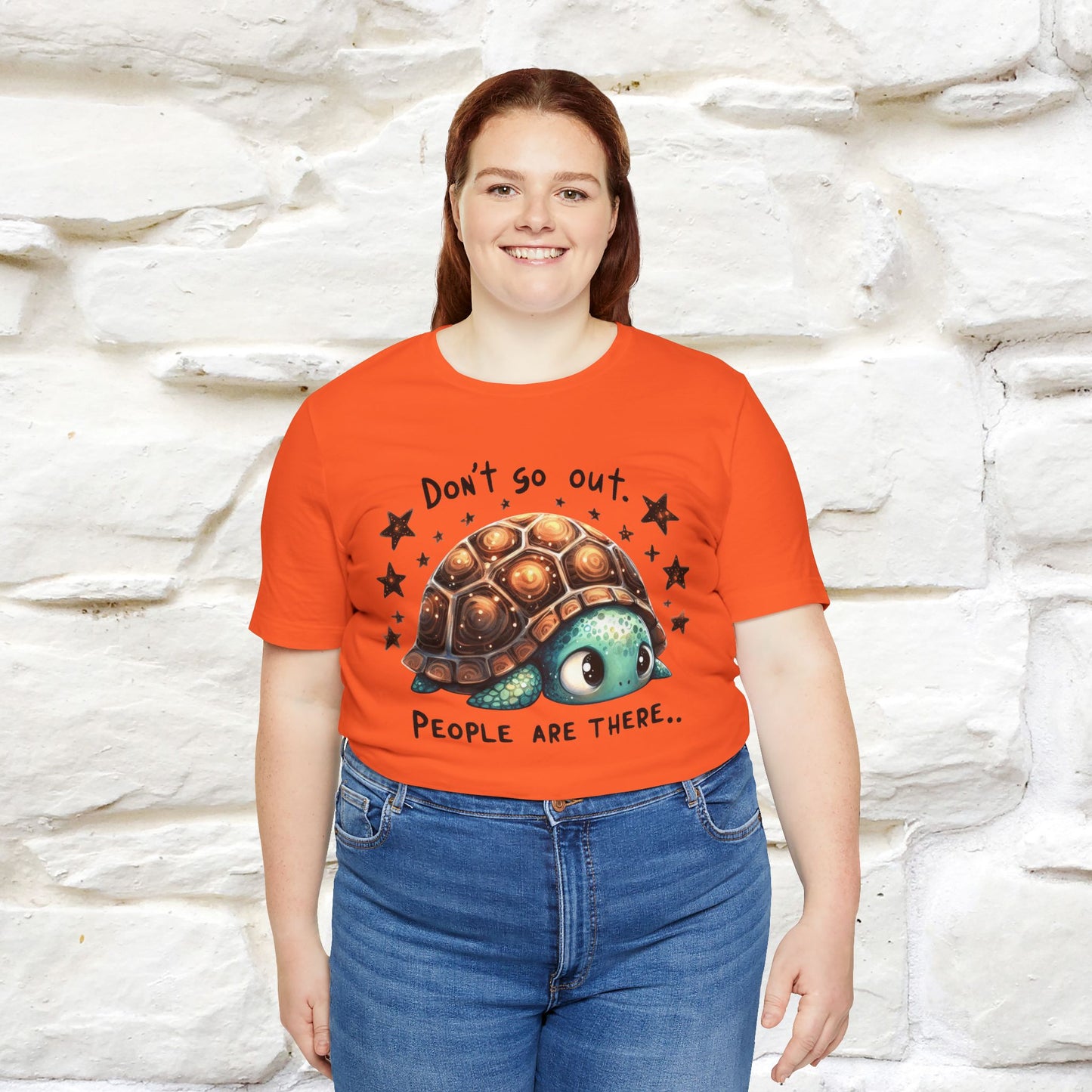 "Don't Go Out ..People Are There." |Funny T-Shirt | Nunu&Miao Studio - Nunu&Miao Studio