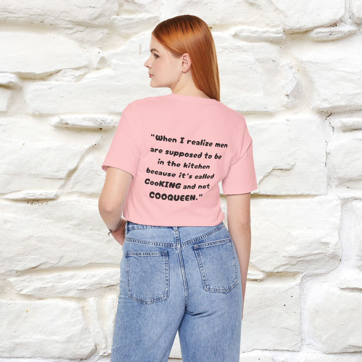 ’“When I realize men are ...." Funny Cat T-Shirt | Nunu&Miao Studio