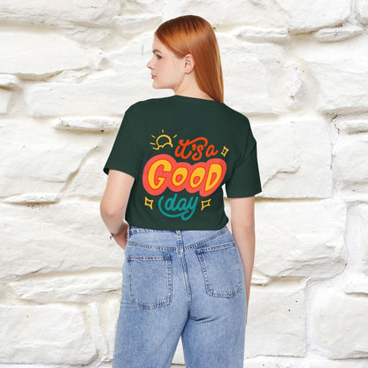 ""It's A Good Day" Cat T-Shirt| Front & Back Design | Nunu&Miao Studio - Nunu&Miao Studio