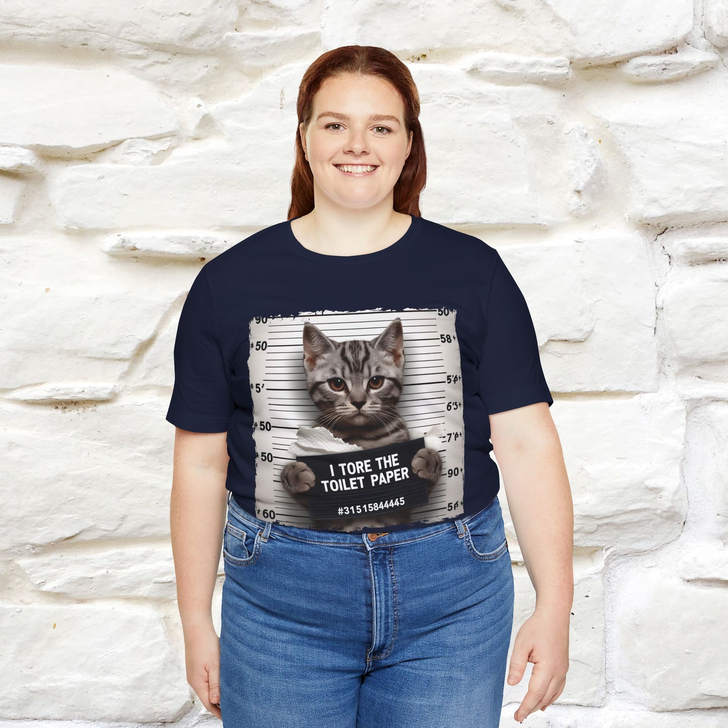 ''I Tore The Toilet Paper'' | Funny Cat T-Shirt | Nunu&Miao Studio - Nunu&Miao Studio