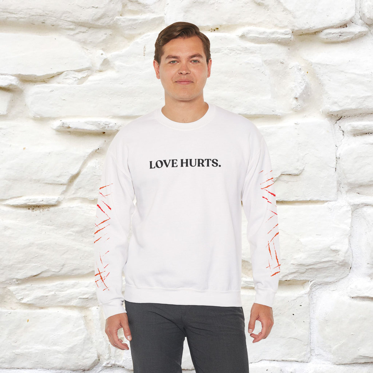 -'Love Hurt'' | Cat Sweatshirt | Nunu&Miao Studio