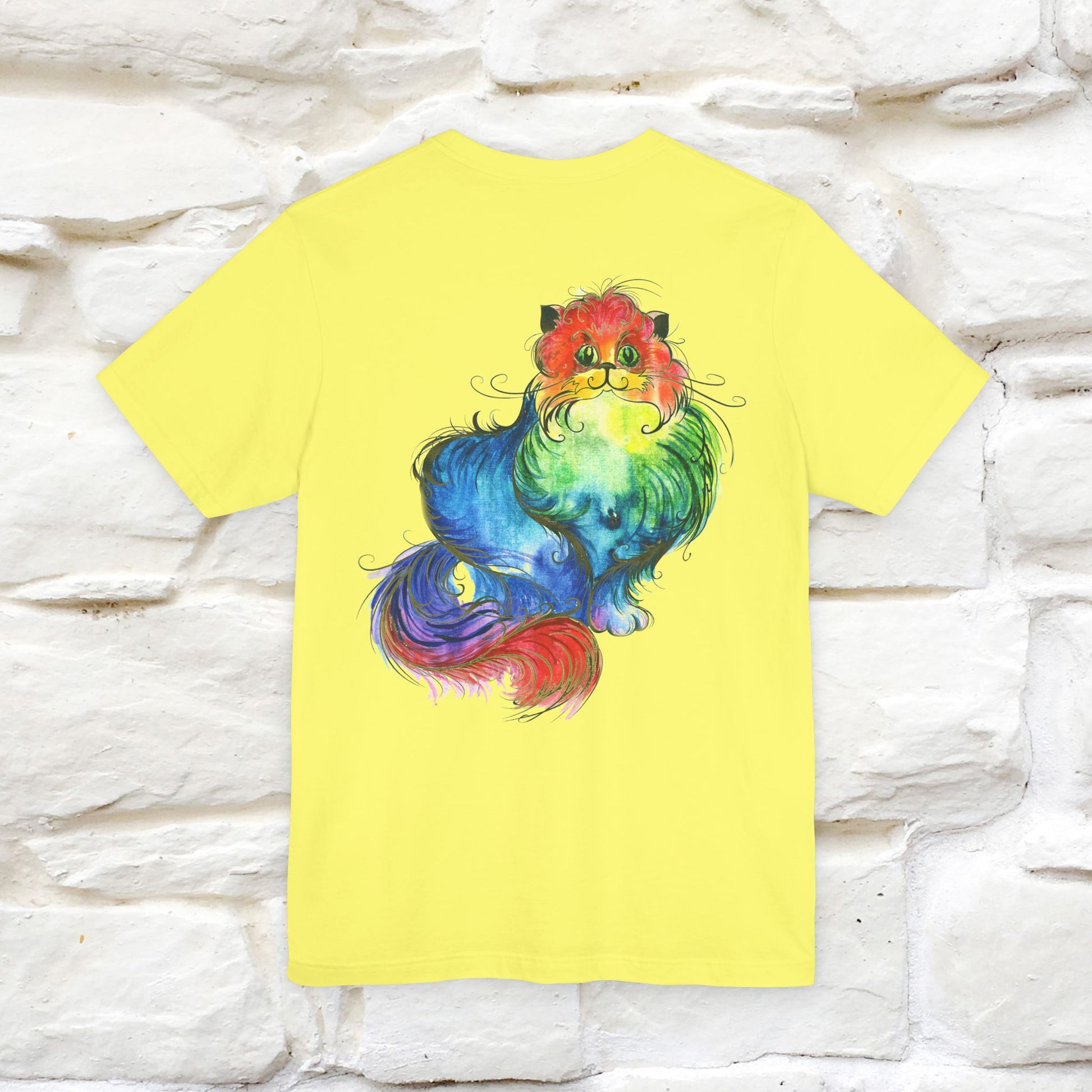"Il Pittore'' Cat T-Shirt Front and Back Design | Nunu&Miao Studio - Nunu&Miao Studio