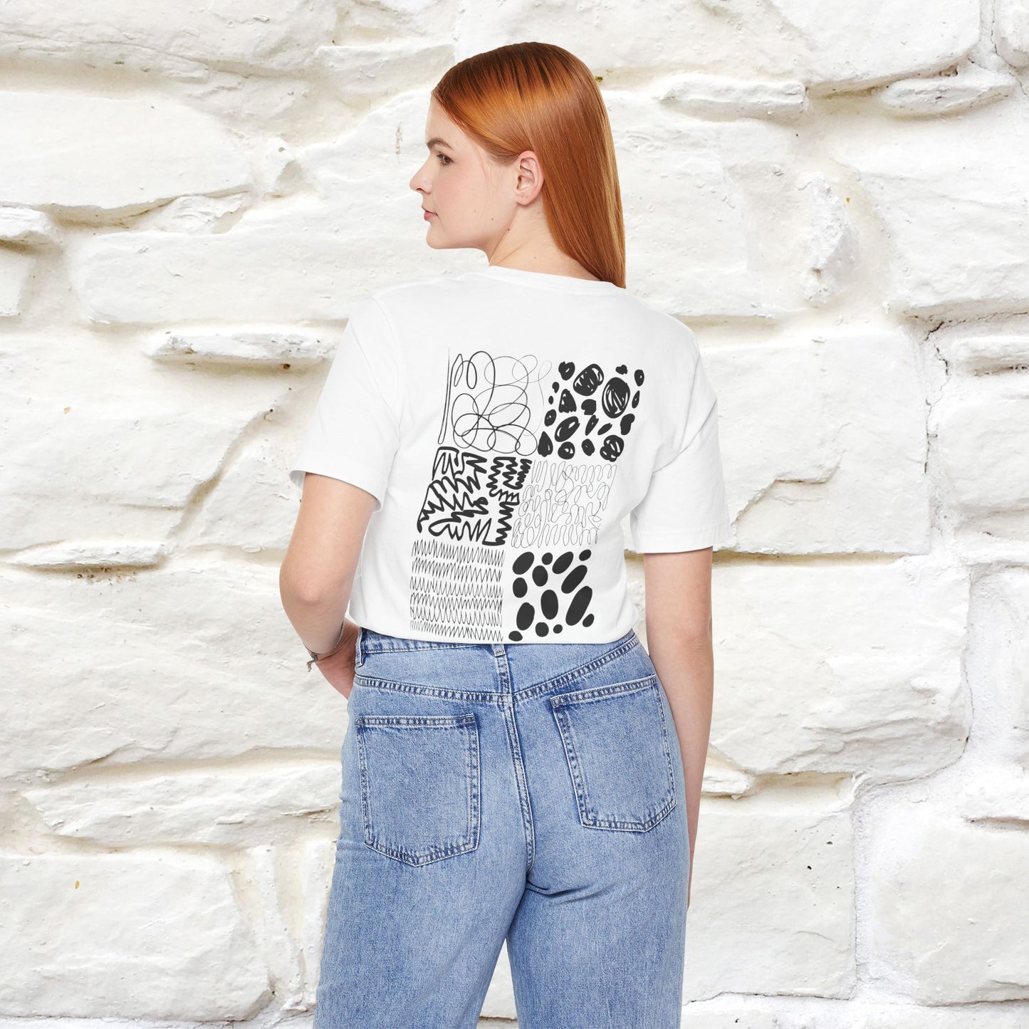 "Caos'' Cat T-Shirt Front and Back Design | Nunu&Miao Studio - Nunu&Miao Studio