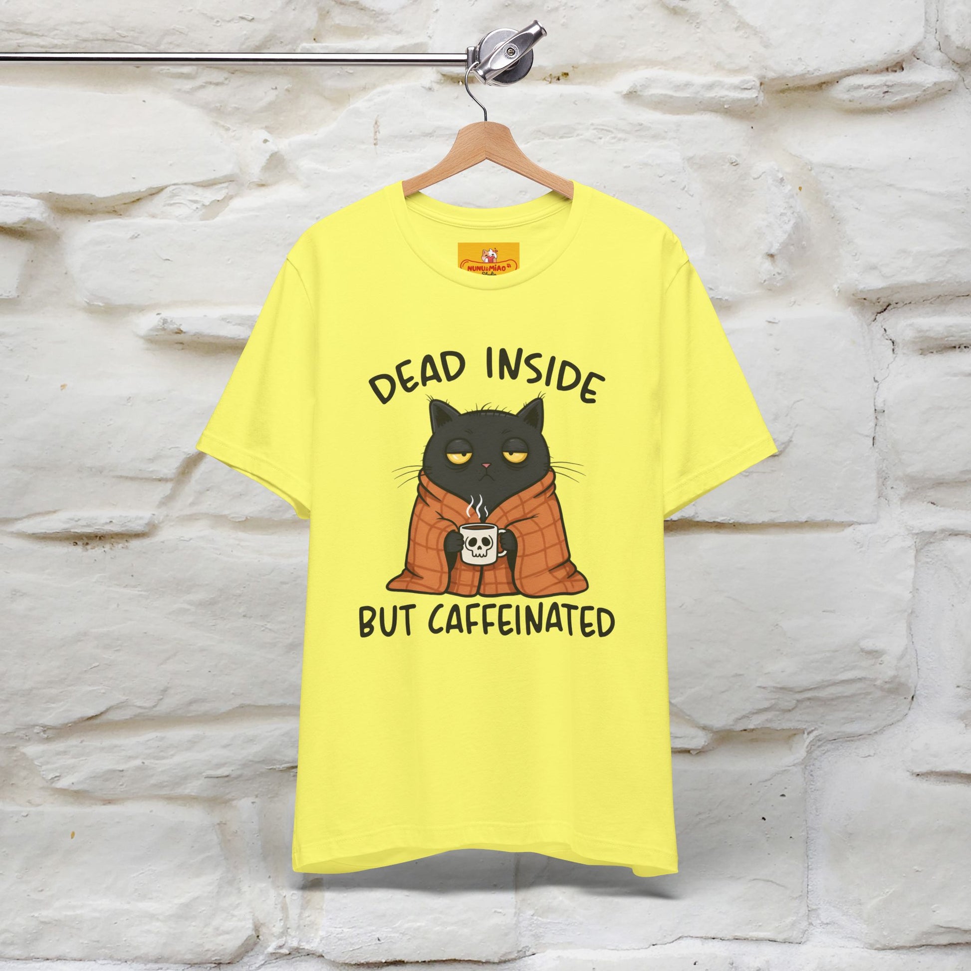 "Dead Inside But Caffeinated" |Funny T-Shirt | Nunu&Miao Studio - Nunu&Miao Studio