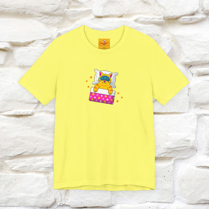 "I Am Sorry I Have Plans With My Bed" |  Cat T-Shirt | Front & Back Design | Nunu&Miao Studio - Nunu&Miao Studio