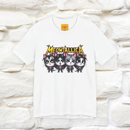 Meowtallica T-Shirt | Rock-Inspired Cat Tee| Nunu&Miao Studio