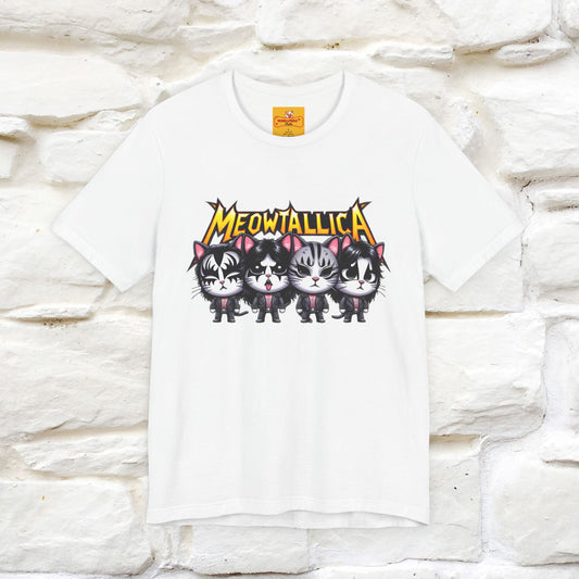 Meowtallica T-Shirt | Rock-Inspired Cat Tee| Nunu&Miao Studio