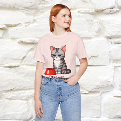"I See Empty. What Do You See"  | Cat T-Shirt | Nunu&Miao Studio - Nunu&Miao Studio