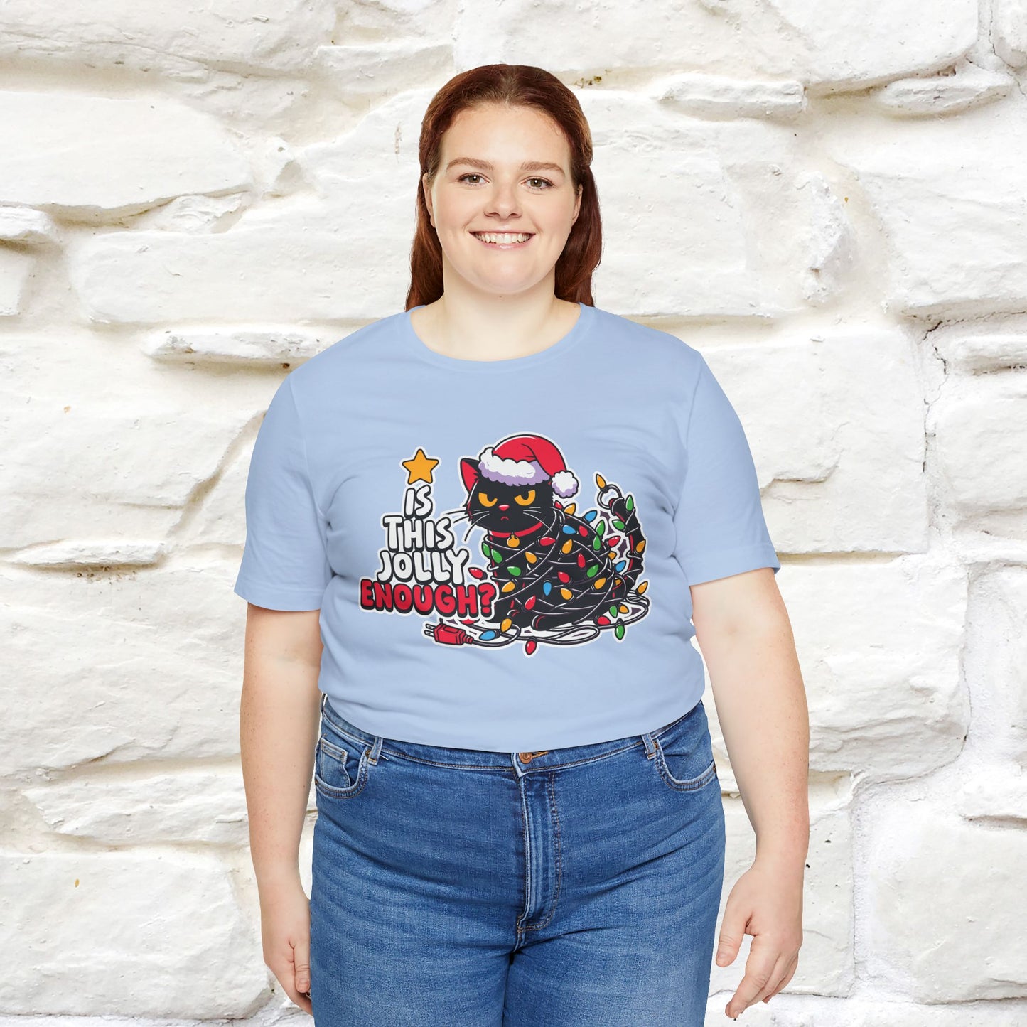 “Is This Jolly Enough?” | Cat T-Shirt | Nunu&Miao Studio