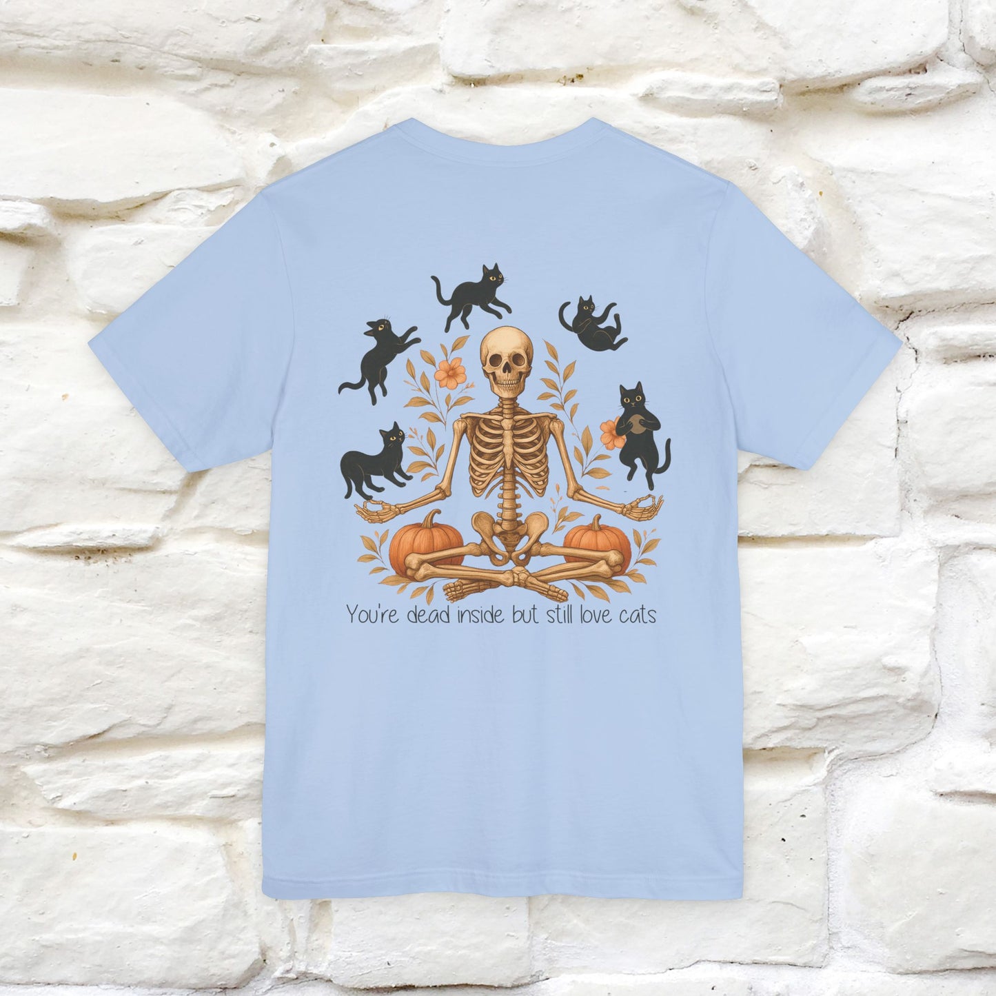 "You're Dead Inside But Still Love Cats " Halloween Cat T-shirt |Nunu&Miao Studio - Nunu&Miao Studio