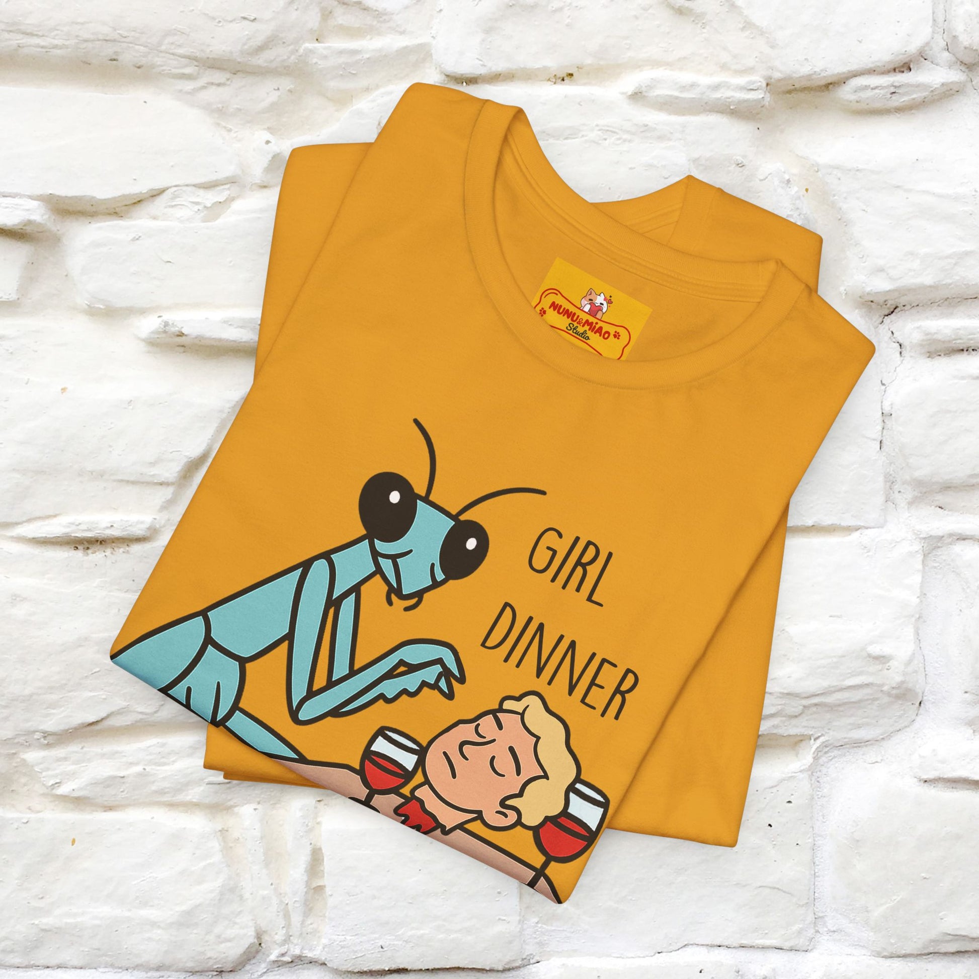 "Girl Dinner" Funny T-shirt |Nunu&Miao Studio - Nunu&Miao Studio