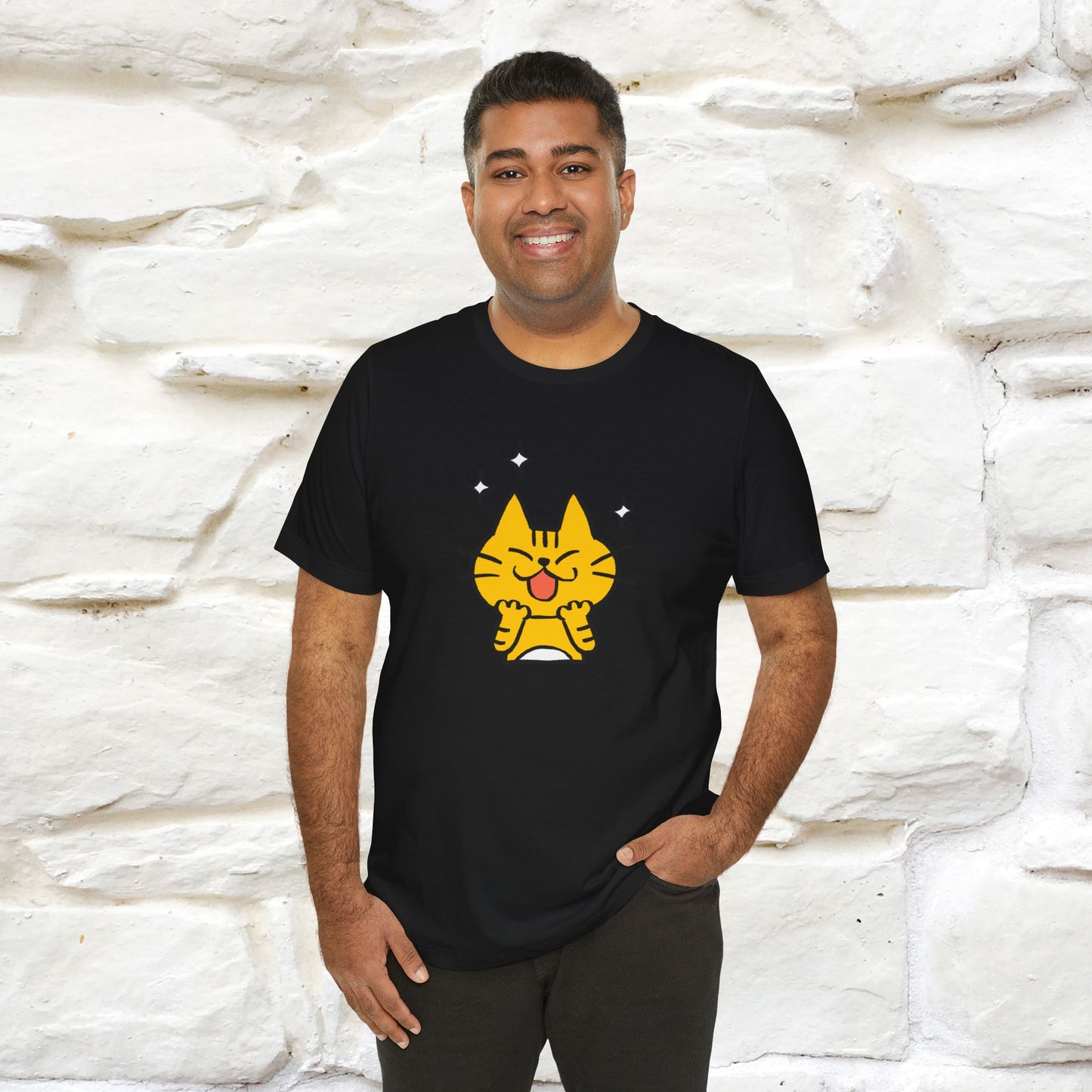 ""It's A Good Day" Cat T-Shirt| Front & Back Design | Nunu&Miao Studio - Nunu&Miao Studio