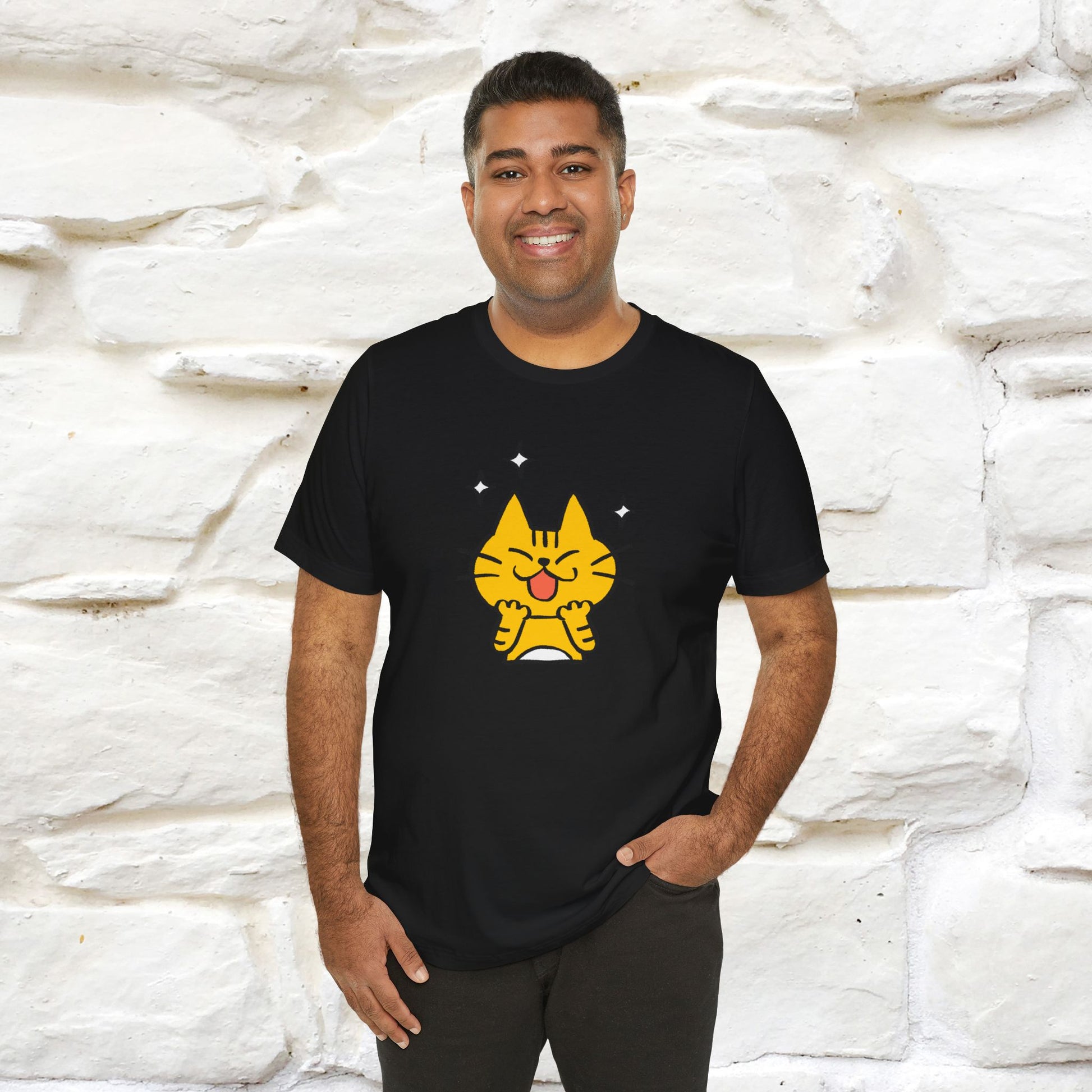 ""It's A Good Day" Cat T-Shirt| Front & Back Design | Nunu&Miao Studio - Nunu&Miao Studio