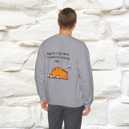 ''Napping Is My Cardio...'' | Cute Cat Sweatshirt | Nunu&Miao Studio