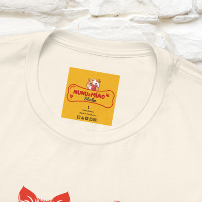 "The Third Eye'' Cat T-Shirt Front and Back Design | Nunu&Miao Studio - Nunu&Miao Studio