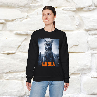 "Catzilla'' |Cat Sweatshirt | Nunu&Miao Studio