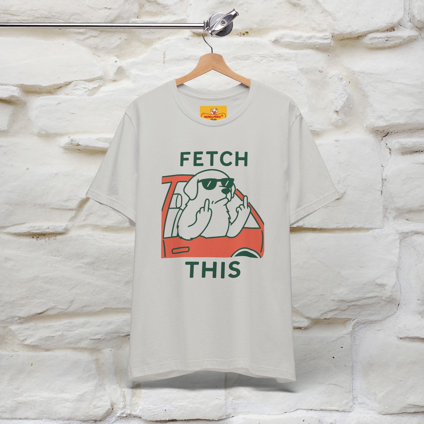 "Fetch This" Funny Dog T-shirt |Nunu&Miao Studio - Nunu&Miao Studio