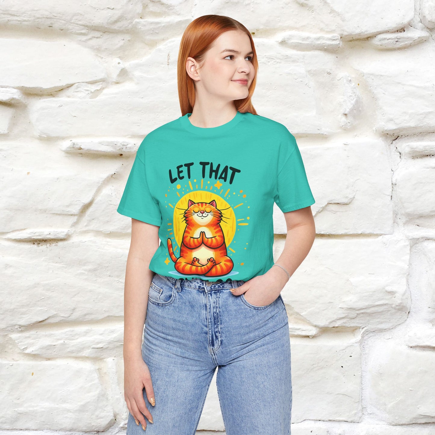 "Let That Sh*t Go" Cat T-shirt |Nunu&Miao Studio - Nunu&Miao Studio