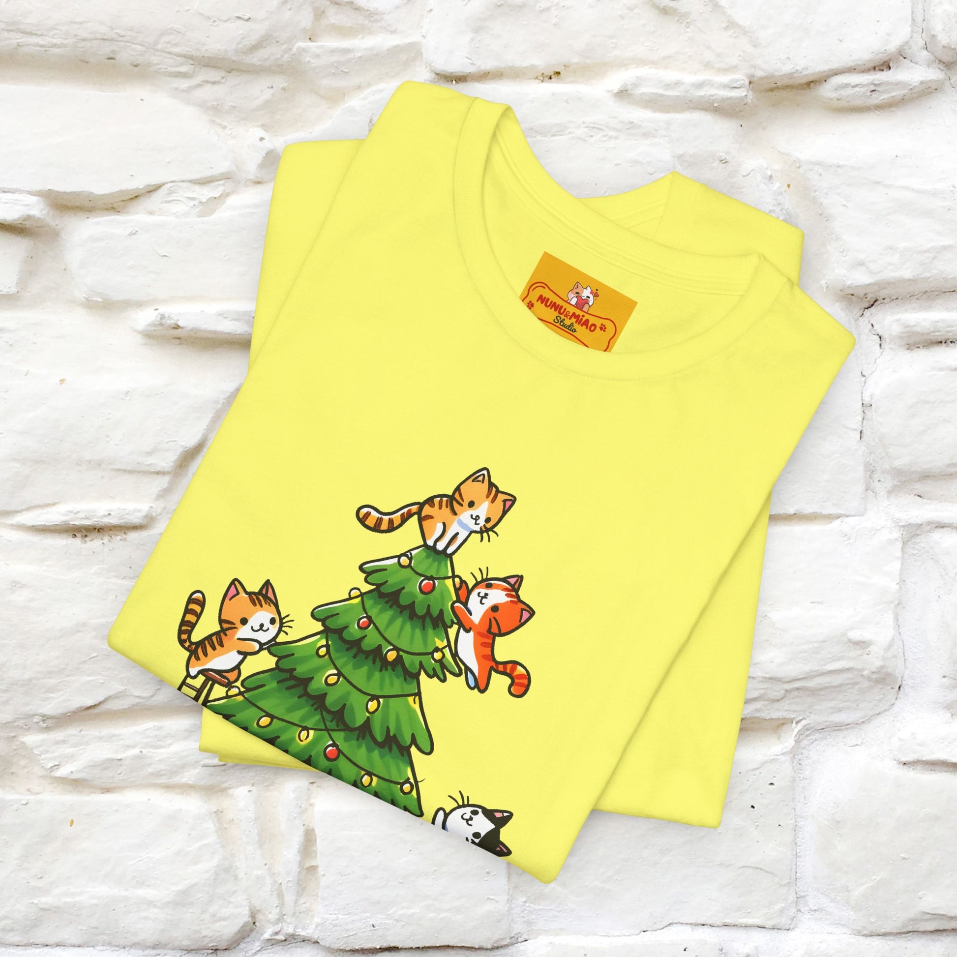 ''Merry Catmas'' | Cattitude Christmas Tee| Nunu&Miao Studio - Nunu&Miao Studio